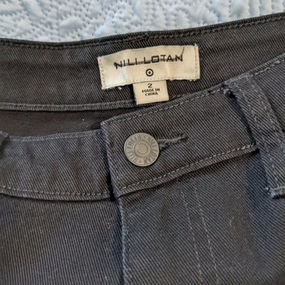 Nili Lotan for target Jeans NWT skinny black for ankle length size 2 - Picture 4 of 6